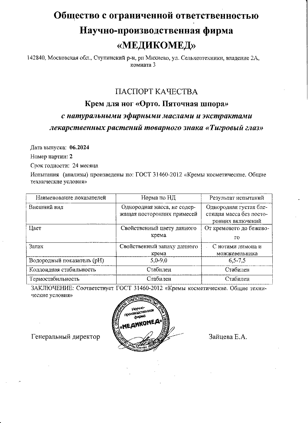 Паспорт №062024